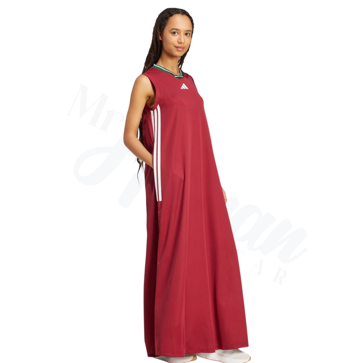 Tiro Cut 3-Stripes Soft Mesh Long Dress