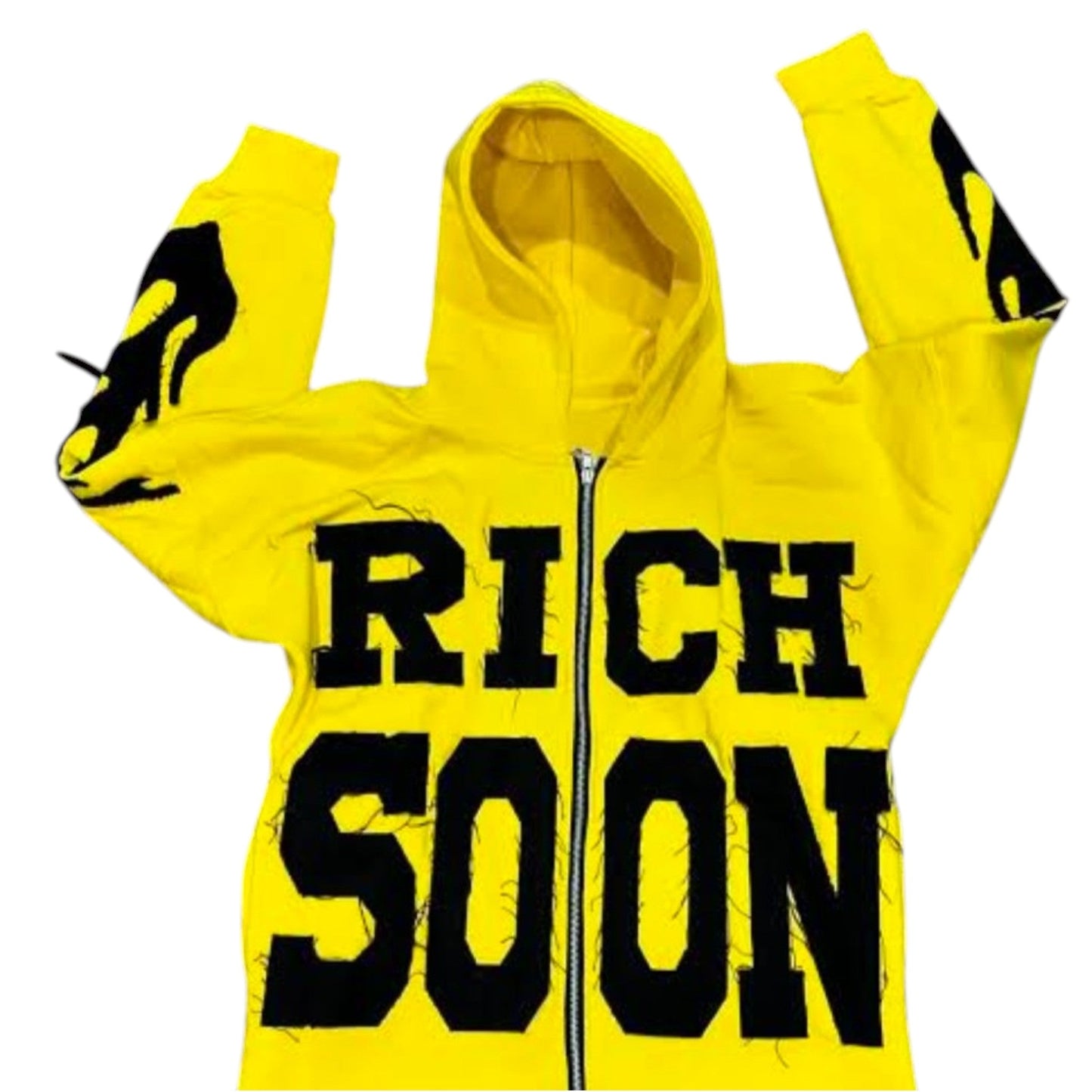 Classic Yellow Hoodie with Embroidery