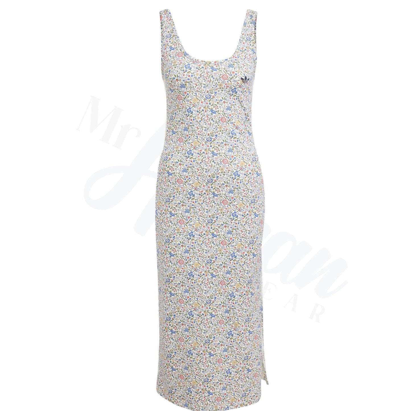 adidas Originals x Liberty London Bodycon 3-Stripes Maxi Dress