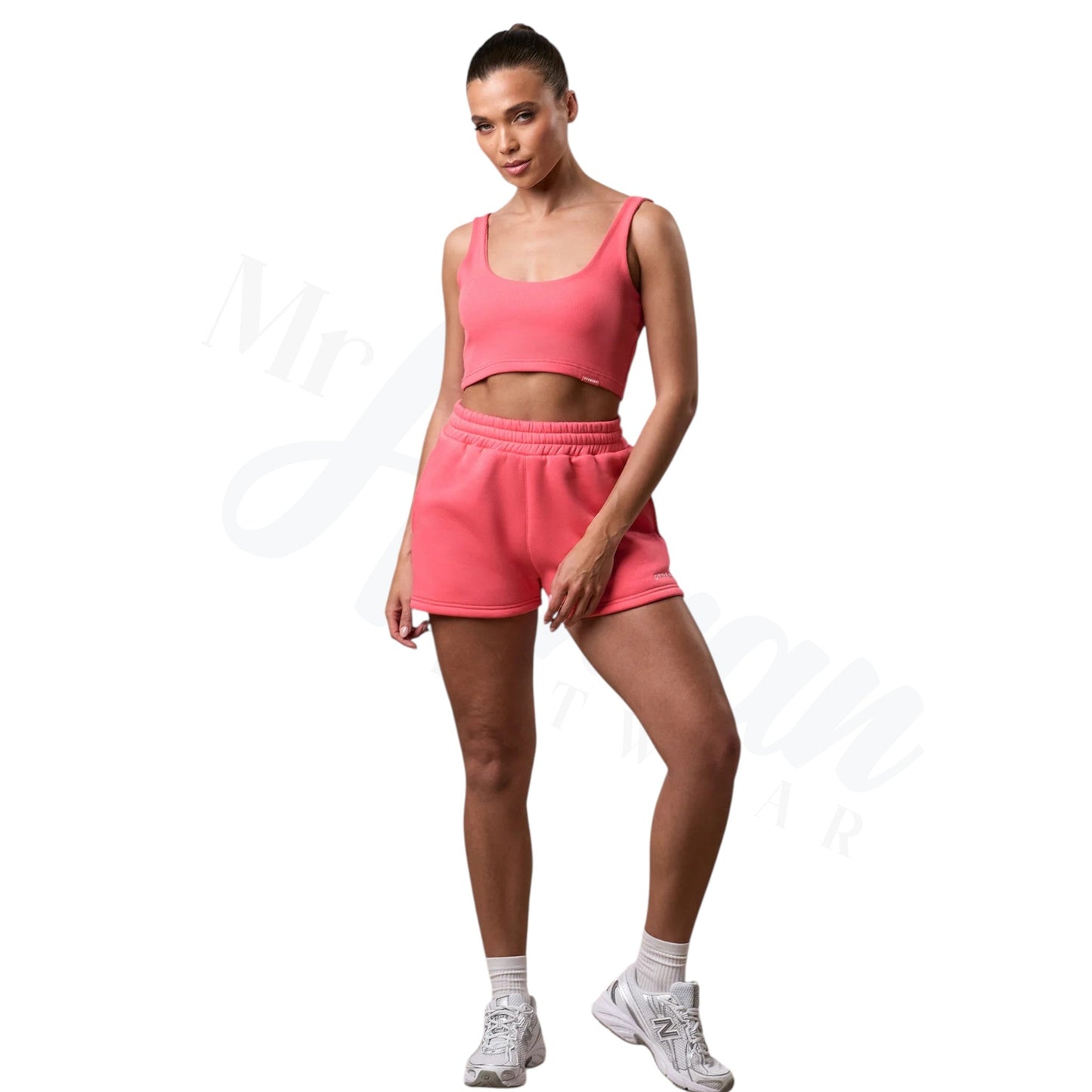 365 Rib Scoop Neck Bralette Spiced - Coral