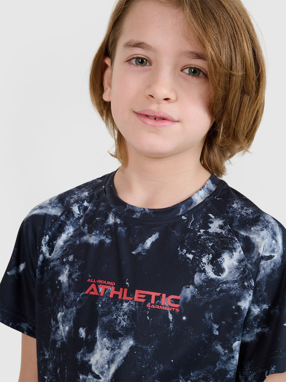 Boy's quick-drying sports T-shirt - multicolour