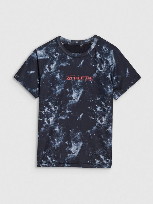 Boy's quick-drying sports T-shirt - multicolour