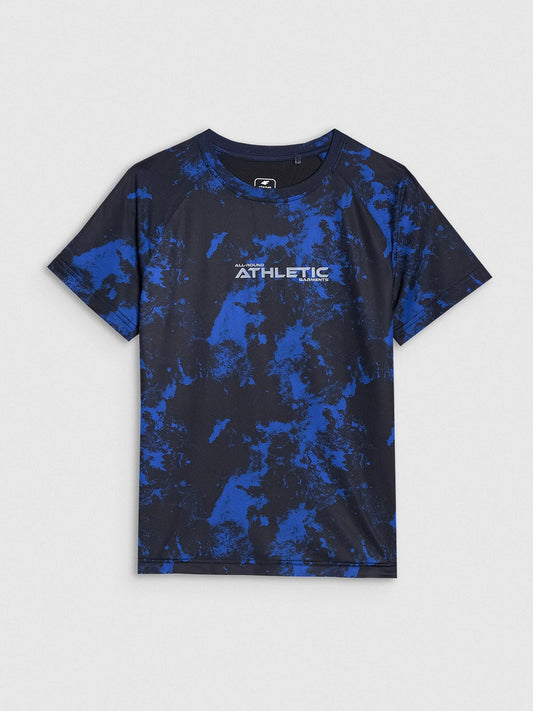 Boy's quick-drying sports T-shirt - multicolour