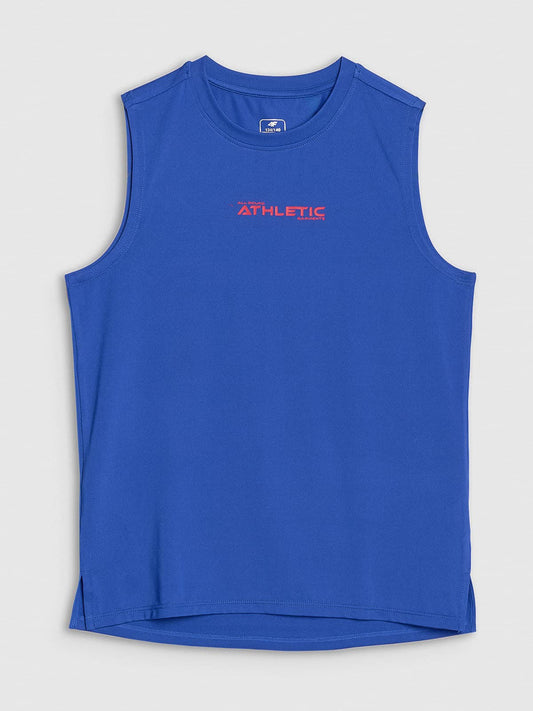 Boy's quick-drying sports tank top - navy blue