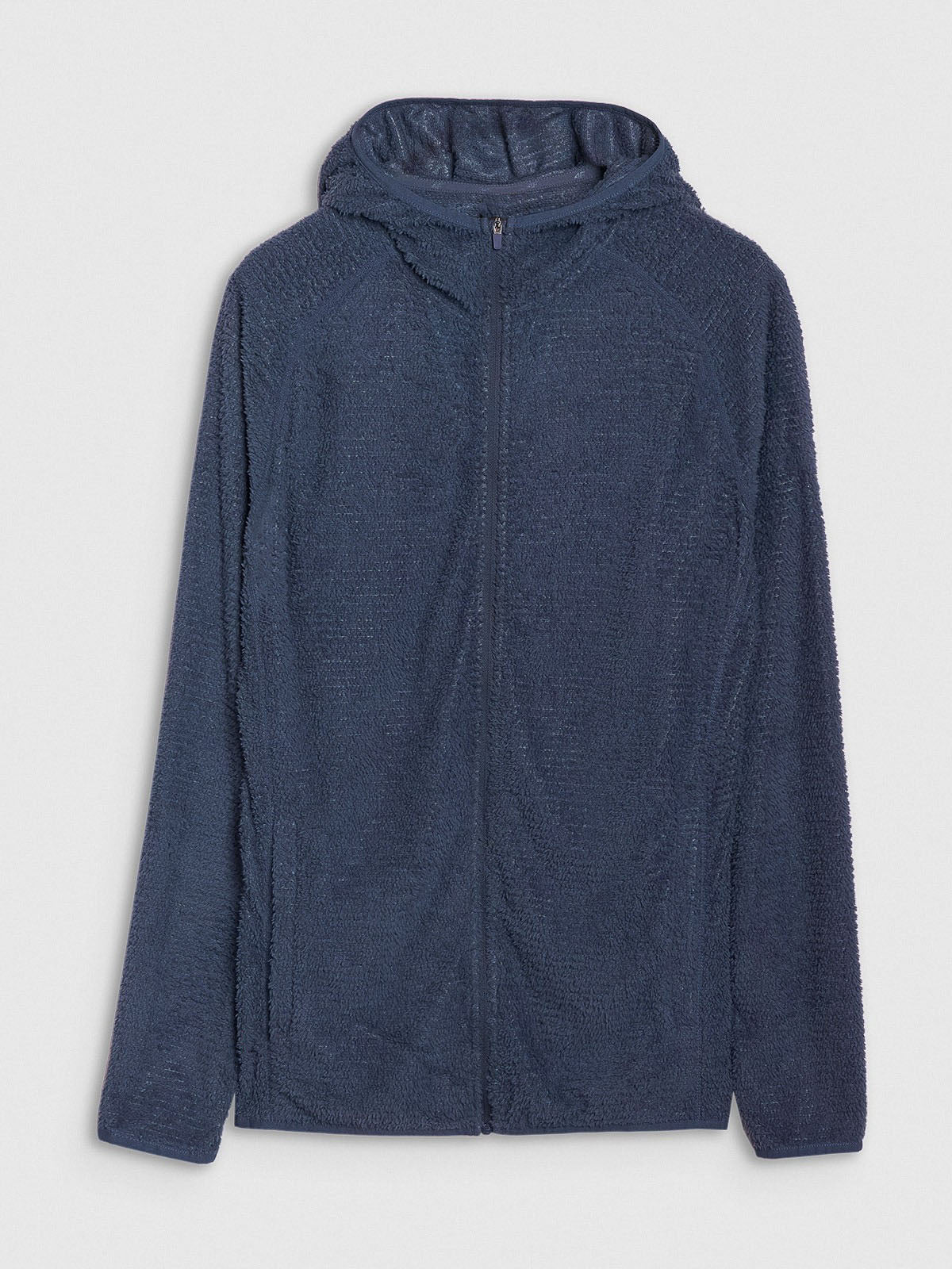 Men's Primaloft Active zip-up hooded trekking sweatshirt - grey