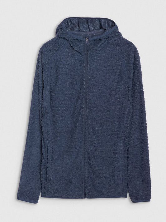 Men's Primaloft Active zip-up hooded trekking sweatshirt - grey