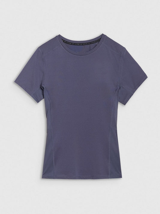 Women's regular trail running T-shirt - grey