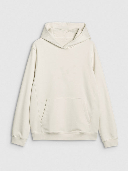 Men's pullover hoodie - beige