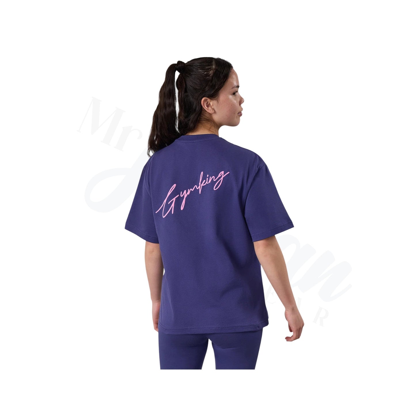 Kids Script Boyfriend Tee Starlight - Blue