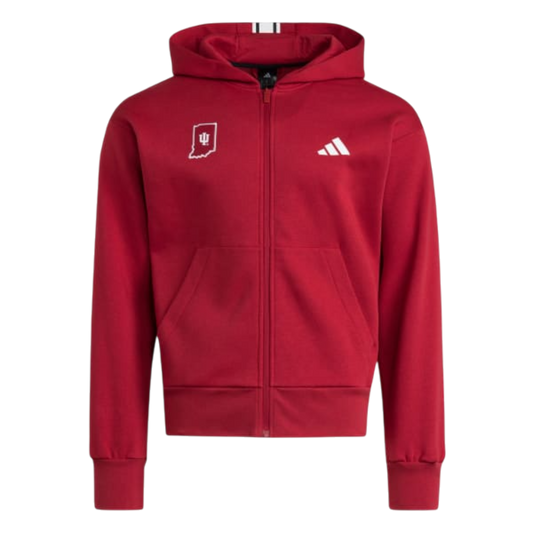 Indiana Hoosiers Full Zip Helmet Hoodie-001