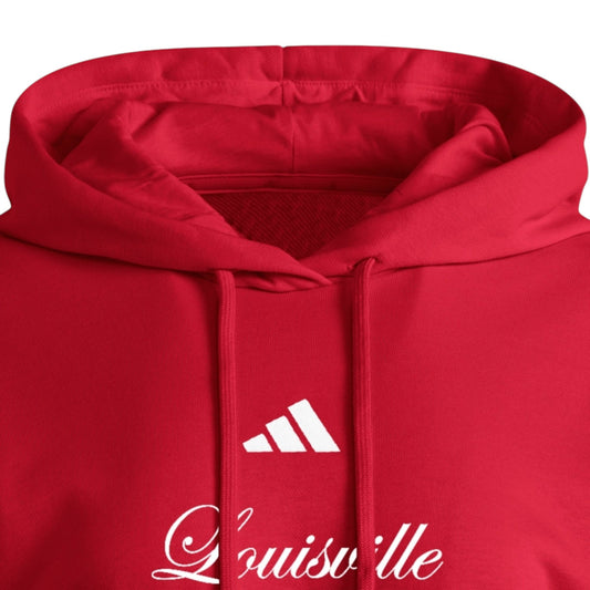 Essentials Louisville Cardinals Crop Hoodie