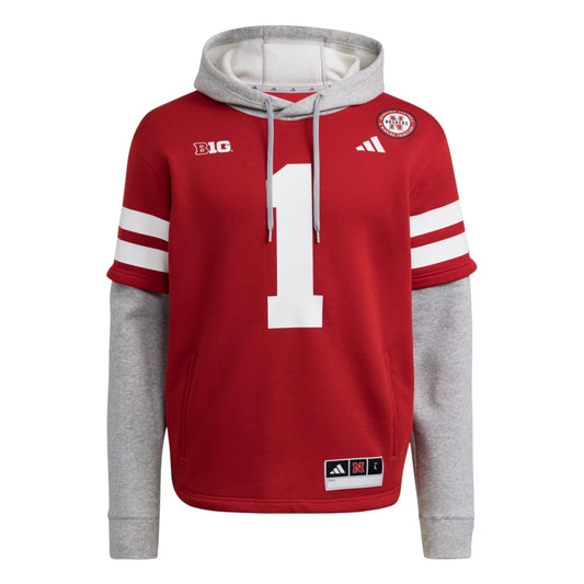 Premium Nebraska Cornhuskers Football Hoodie
