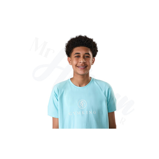 Kids Pro Performance Tee - Aqua Sky
