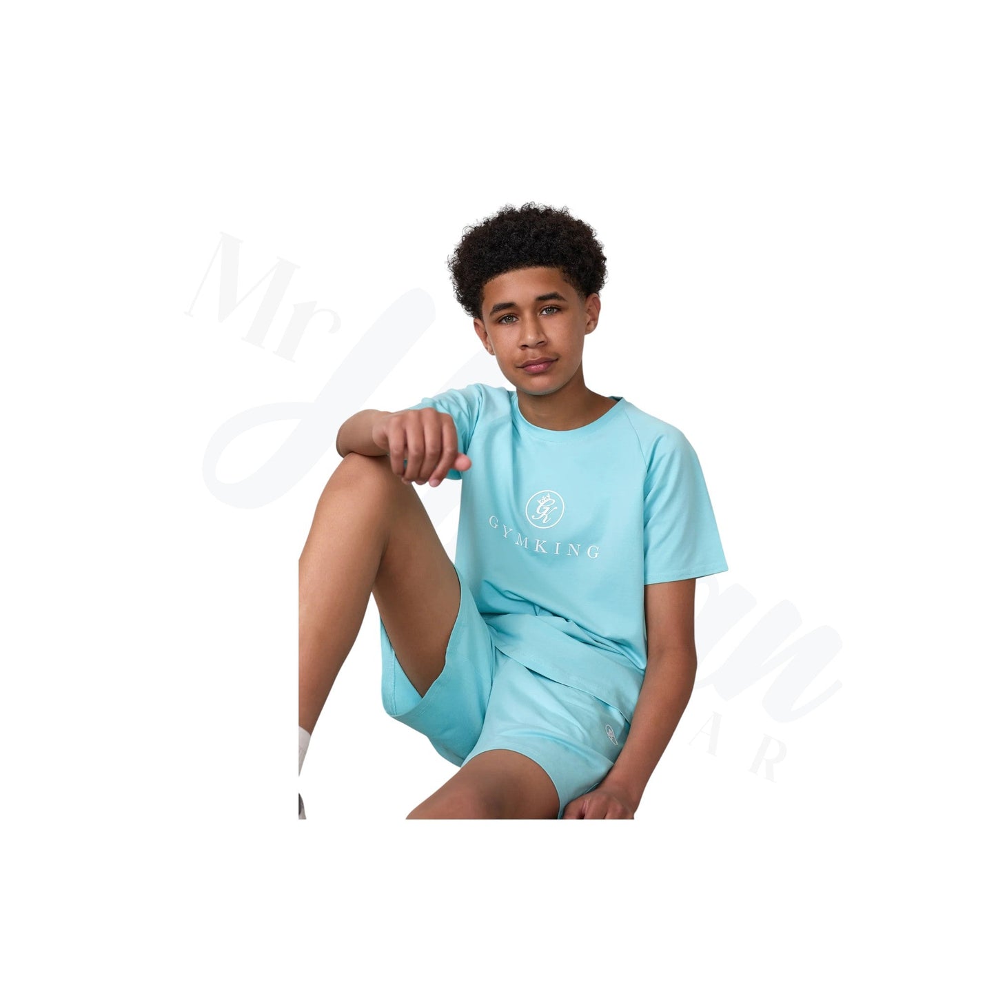 Kids Pro Performance Tee - Aqua Sky