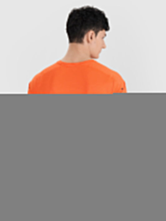Men's regular quick-drying training T-shirt  Robert Lewandowski - orange