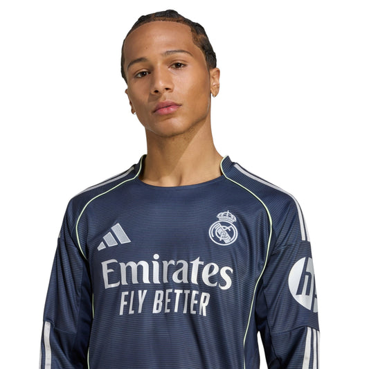 Real Madrid 25/26 Long Sleeve Away Jersey