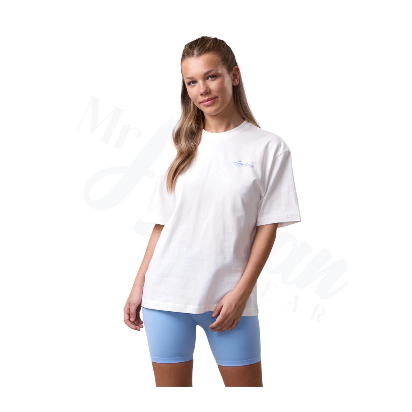 Cream Kids Tee with Script Design