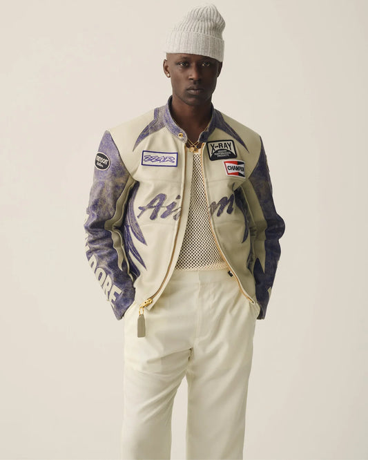 Vanson Distressed Leather Moto Jacket