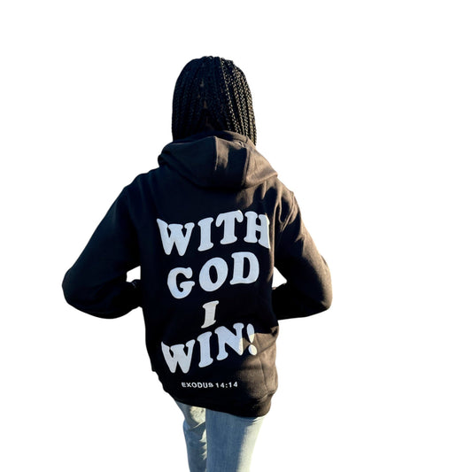 Premium Black WGIW Puff Print Hoodie